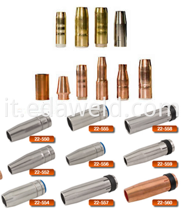 Tweco Copper 22-50 Gas Nozzle